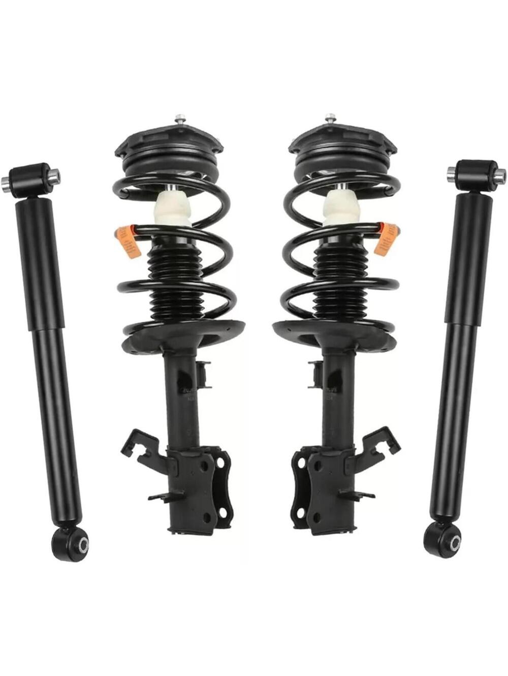 Front&Rear Complete Struts Shock Assembly W/Coil Spring 07-12 Nissan Sentra 2.0L